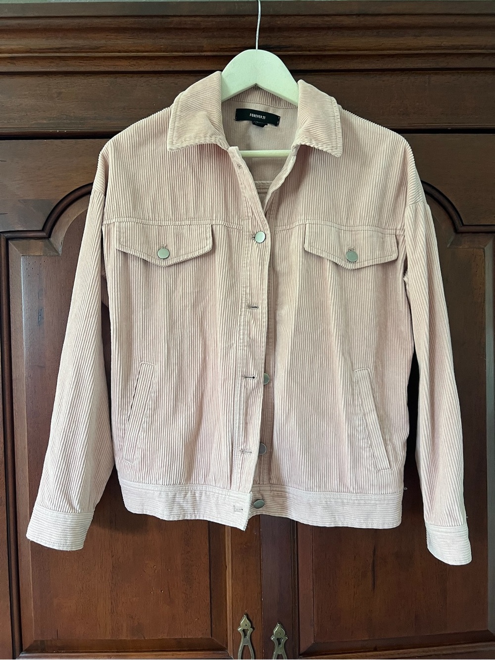 Forever 21 Pink Corduroy Jacket